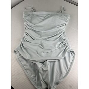 Calia Bandeau One Piece Light Sage Color Women's Size 12 New 922‎